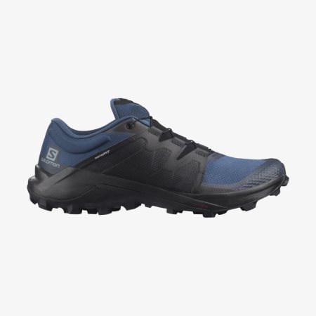 Salomon WILDCROSS Mens Trail Running Shoes Navy UK KVRX